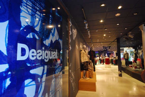 Desigual was a popular Spanish fashion chain.